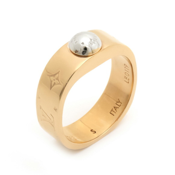 Louis Vuitton Berg Nanogram Ring Ring S Japanese Pink/Gold - Picture 1 of 5